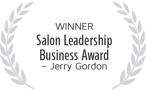 Eric Fisher is the winner of the Jerry Gordon Salon Leadership Business Award